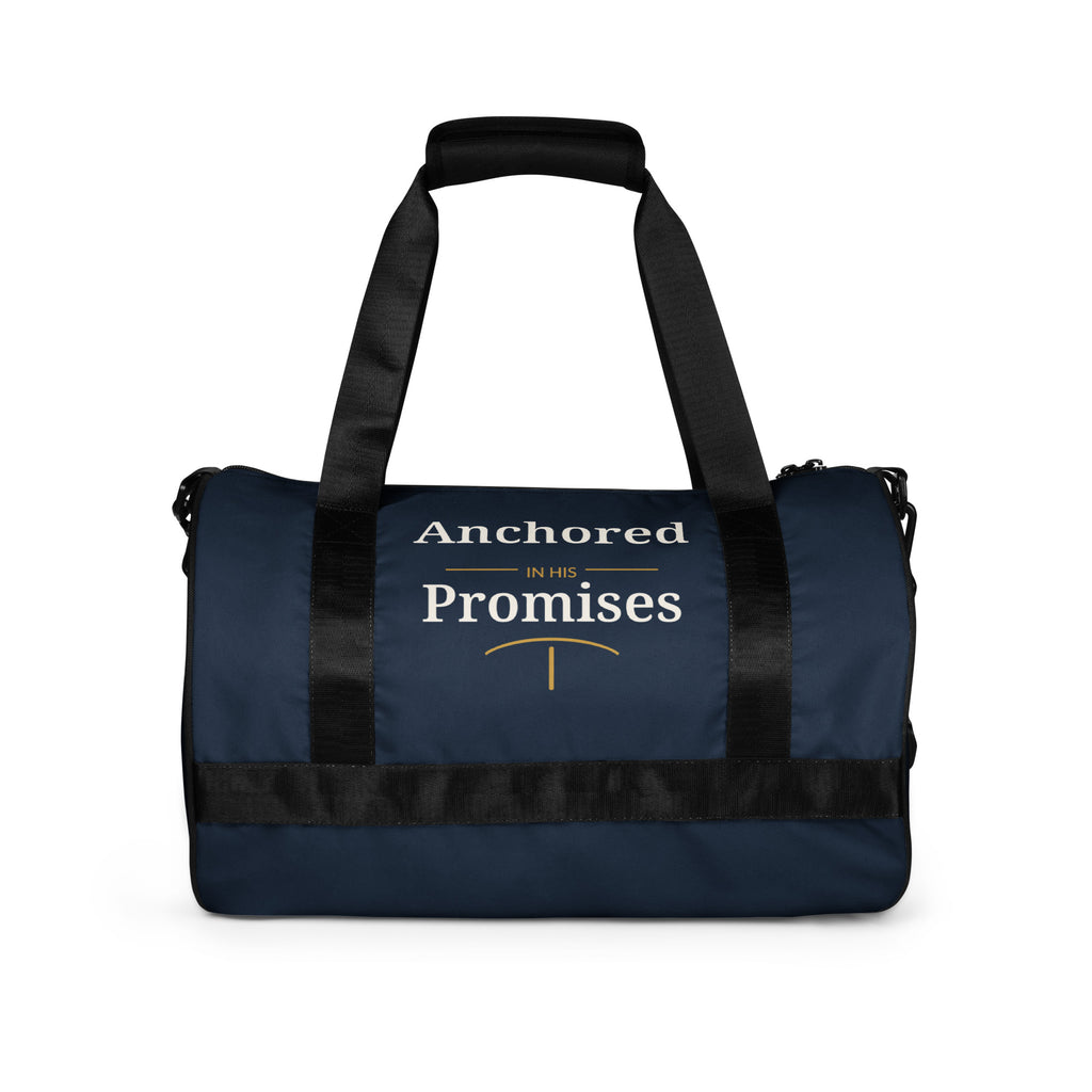 Hope — Anchored in His Promises Gym Bag – view 2