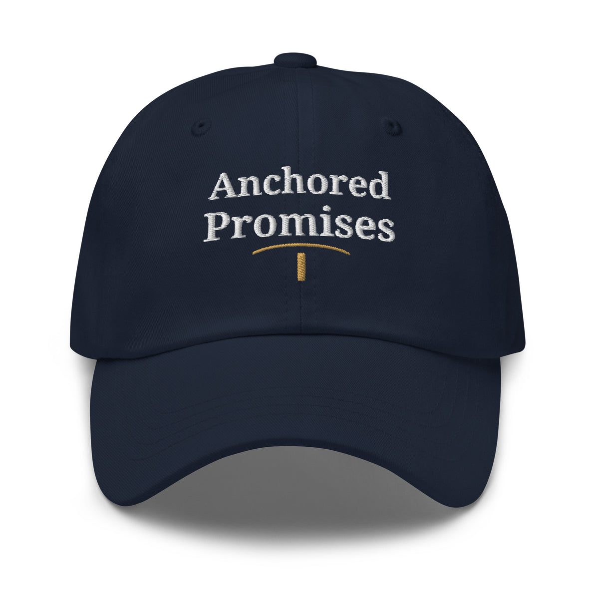 Hope — Anchored in His Promises Embroidered Hat – view 2