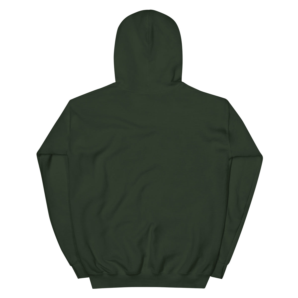 Restored — Made Whole Hoodie in Forest Green, back view