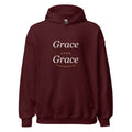 Grace Upon Grace hoodie – Maroon – front