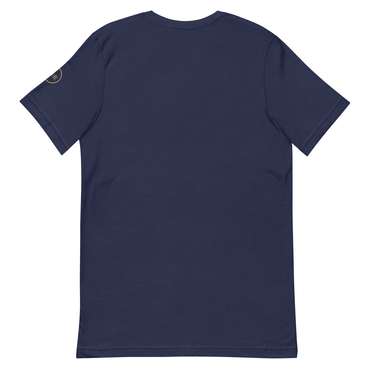 Hope — Anchored in His Promises Tee in Navy, back view